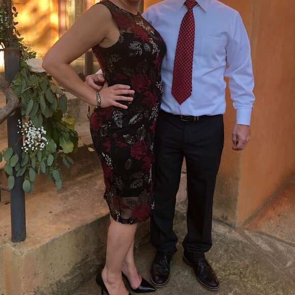 Calvin Klein Women's Sleeveless Midi Dress | Black | Size 8 - Picture 12 of 12